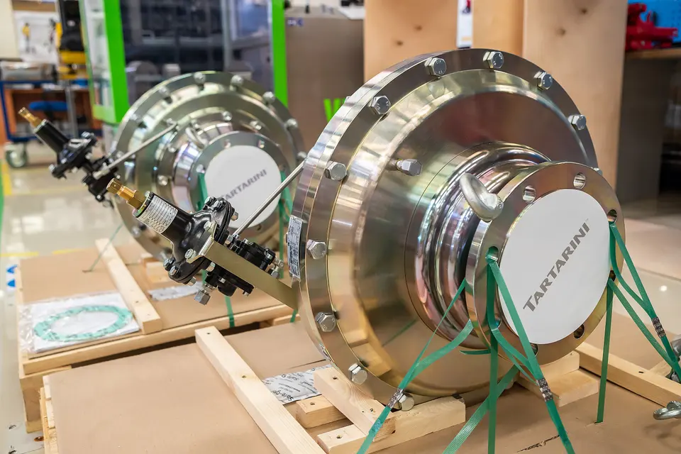 Machine in een productiehal