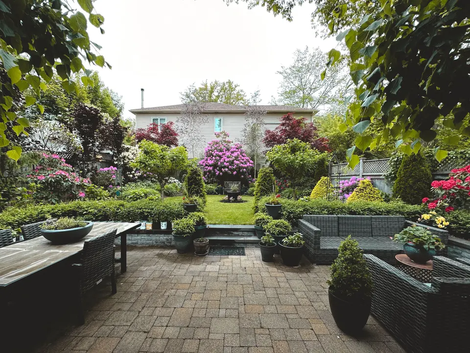 Tuin op het zuidwesten