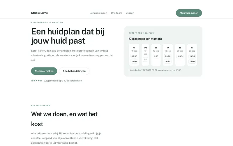 Voorbeeld van de stijlrichting Salon en boeken